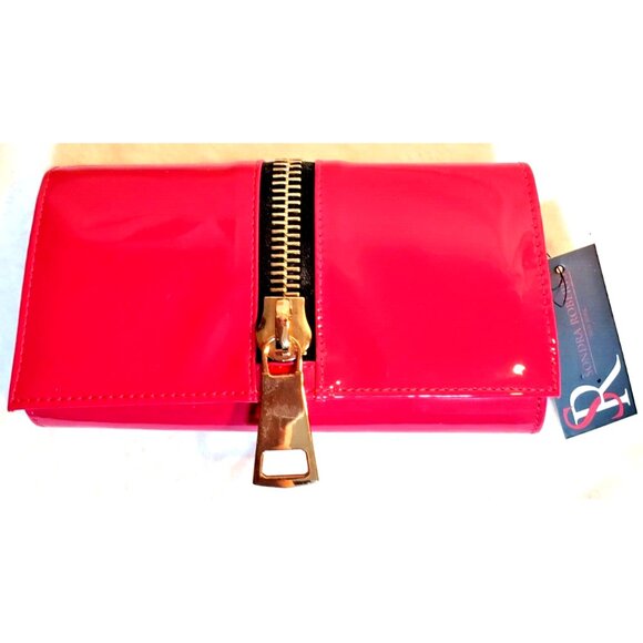 New Rare HOT Pink Y2K Handbag Shoulder bag Humongous Zipper Chain Strap NWT - Picture 2 of 3